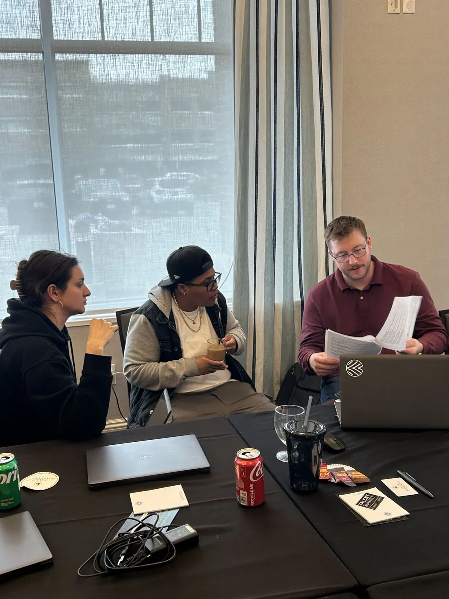 Colleagues working together at the 2026 US Talent Summit in Salem, Massachusetts