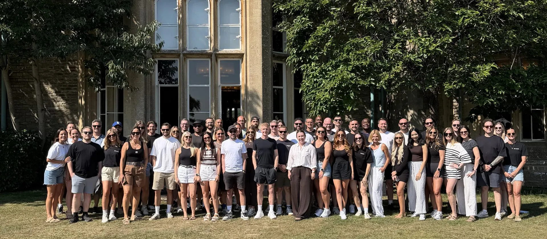 The whole Bond team on the lawn at the 2026 Talent Summit